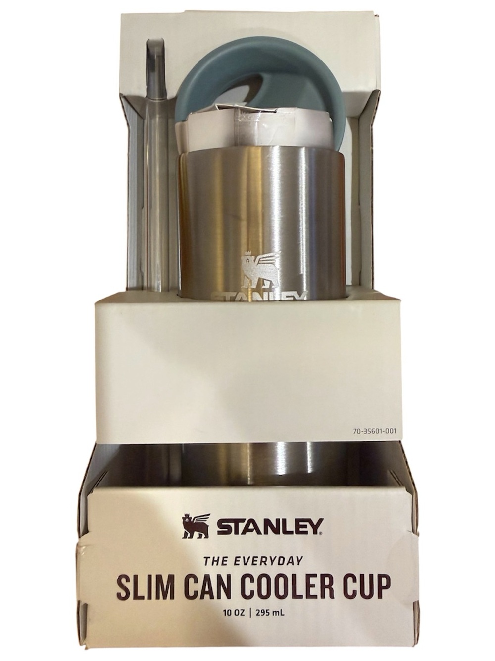 Stanley Everyday Slim Can Cooler Cup 10 oz Shale NEW Sold Out Color